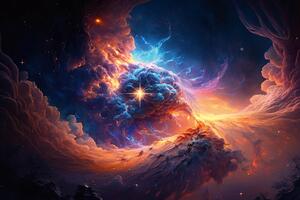 Nem szőtt fotótapéta űr és csillagok 375 x 250 cm