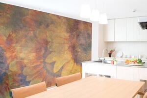 Nem szőtt fotótapéta napraforgó absztrakt 375 x 250 cm