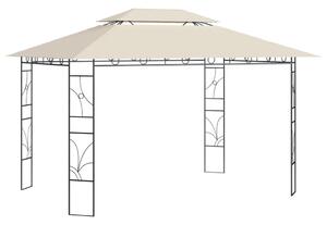 Krémszínű pavilon 4 x 3 x 2,7 m 160 g/m²