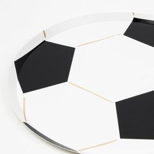 Egyszer használatos papír tányér készlet 8 db-os Soccer – Meri Meri