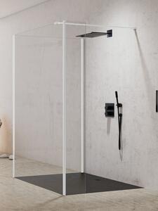New Trendy New Modus White zuhanykabin fal walk-in 110 cm fehér matt üveg/átlátszó üveg EXK-2258