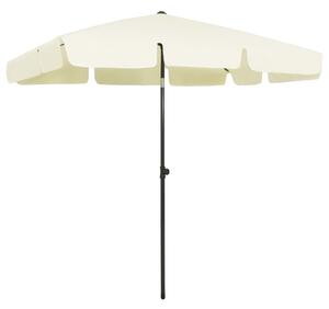 Homoksárga strandnapernyő 200 x 125 cm