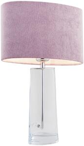 Argon Prato asztali lámpa 1x15 W átlátszó-rózsaszín 3841