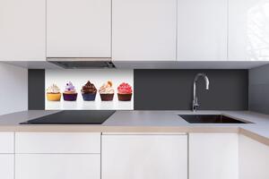 Dibond tábla a konyhapult mögött cupcakes - 80 x 40 cm ingyenes ragasztó