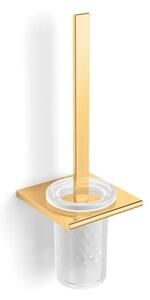 Stella Milano wc kefe felrögzíthető üveg-arany 12.430-G