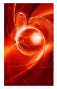 Nem szőtt fotótapéta a falra piros absztrakt 150 x 250 cm