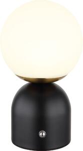 Globo Lighting Julsy asztali lámpa 1x2.5 W fehér-fekete-sárgaréz 21006S