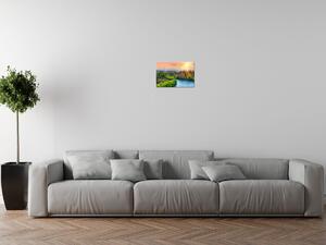 Gario Vászonkép Clutha folyó új-Zélandon Méret: 60 x 40 cm