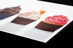 Plexi a konyhapult mögött cupcakes - 60 x 40 cm