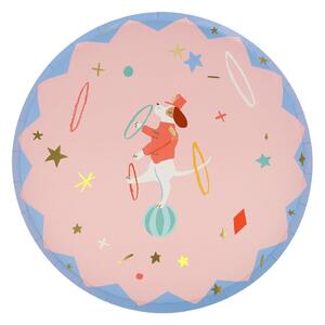 Egyszer használatos papír tányér készlet 8 db-os Circus – Meri Meri