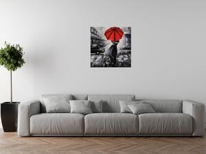 Gario Vászonkép Vörös csók az esoben Méret: 70 x 100 cm
