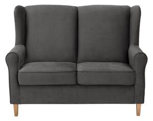 Lorris antracitszürke bársony kanapé, 139 cm - Max Winzer