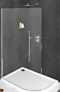 Polysan Modular Shower zuhanykabin fal walk-in 90.7 cm króm fényes/átlátszó üveg MS1-100-C