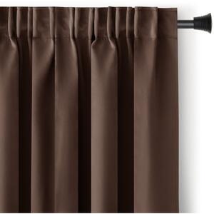 Barna dimout (részleges sötétítő) függöny 140x175 cm Kierra – Restilo