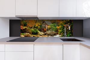 Dibond tábla a konyhapult mögött malom - 180 x 60 cm ingyenes ragasztó