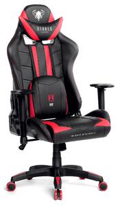 Diablo X-Ray gamer szék King Size: Fekete-piros Diablochairs
