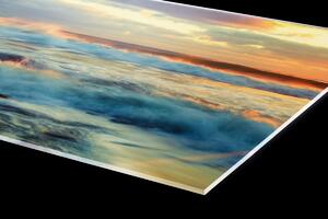 Plexi a konyhapult mögött napnyugta - 80 x 40 cm