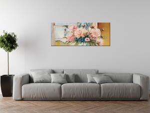 Gario Vászonkép Színes virágok vázában Méret: 60 x 40 cm