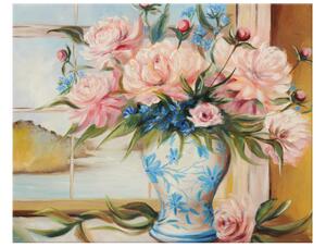 Gario Vászonkép Színes virágok vázában Méret: 40 x 60 cm