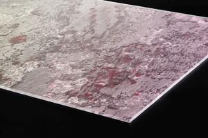 Plexi a konyhapult mögött régi betonfal textúrája - 80 x 40 cm