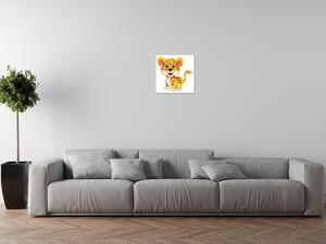Gario Vászonkép Sárga gepárd Méret: 30 x 30 cm