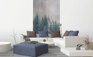 Nem szőtt fotótapéta a falra absztrakt erdő 150 x 250 cm