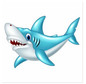 Gario Vászonkép Kék cápa Méret: 30 x 30 cm