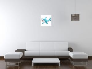 Gario Vászonkép Kék cápa Méret: 30 x 30 cm