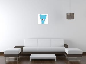 Gario Vászonkép Kék mackó Méret: 30 x 30 cm