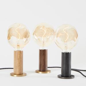 Barna dimmelhető asztali lámpa (magasság 26 cm) Knuckle – tala
