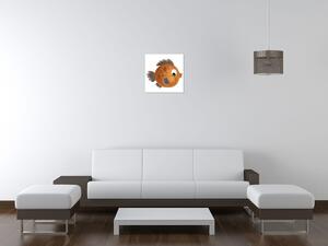 Gario Vászonkép Barna halacska Méret: 30 x 30 cm