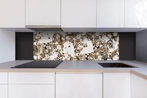 Dibond tábla a konyhapult mögött durva kő - 180 x 60 cm ingyenes ragasztó