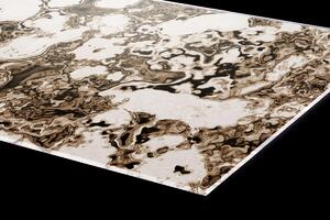 Plexi a konyhapult mögött durva kő - 60 x 60 cm