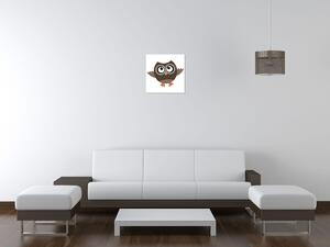 Gario Vászonkép Kis barna bagoly Méret: 30 x 30 cm