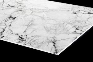 Plexi a konyhapult mögött fehér márvány - 80 x 40 cm + ingyenes ragasztó