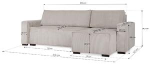 Smart kinyitható univerzális kanapé, sötétzöld