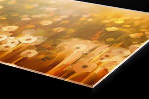 Plexi a konyhapult mögött vintage mező pitypang - 80 x 40 cm