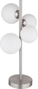Globo Lighting Riha asztali lámpa 4x3.5 W fehér-nikkel 56140-4T