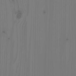 VidaXL szürke tömör fenyőfa szennyestartó láda 88,5 x 44 x 66 cm