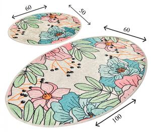 Spring Fürdőszoba szőnyeg szett (2 darab) Multicolor