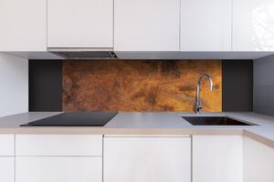 Dibond tábla a konyhapult mögött karcos réz - 180 x 60 cm ingyenes ragasztó