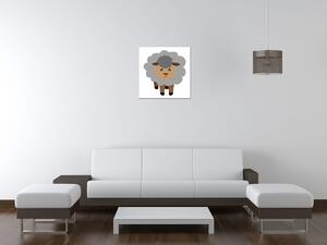 Gario Vászonkép Szürke kisbárány Méret: 40 x 40 cm