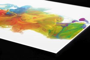 Plexi a konyhapult mögött színes tinta vízben - 80 x 40 cm