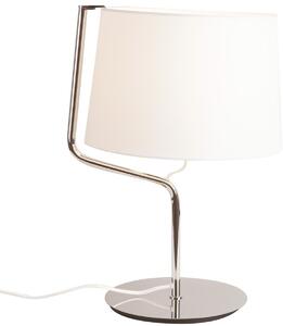 MaxLight Chicago asztali lámpa 1x100 W fehér-króm T0030