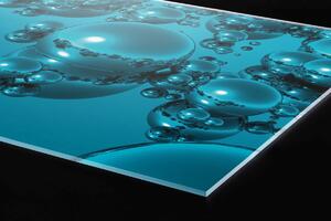 Plexi a konyhapult mögött vízcseppek - 100 x 60 cm