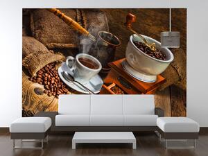 Gario Fotótapéta Kávés világ Anyag: Öntapadó, Méret: 268 x 240 cm