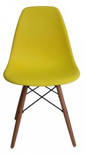 Skandináv stílusú sárga szék CLASSIC