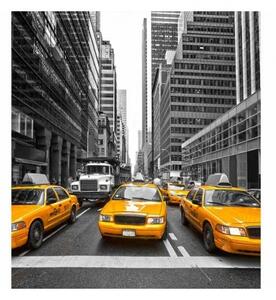 Nem szőtt fotótapéta taxi a városban 225 x 250 cm