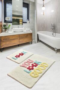 Look Akril fürdőszoba szőnyeg szett (2 darab) Multicolor