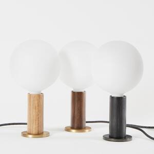Barna dimmelhető asztali lámpa (magasság 28 cm) Knuckle – tala